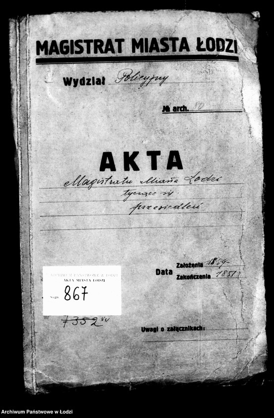 Obraz 4 z jednostki "Akta tyczące się przesiedleń"