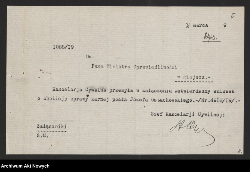 image.from.unit.number "Abolicje (wnioski Ministerstwa Sprawiedliwości, sądów - o umorzenie postępowania karnego)"