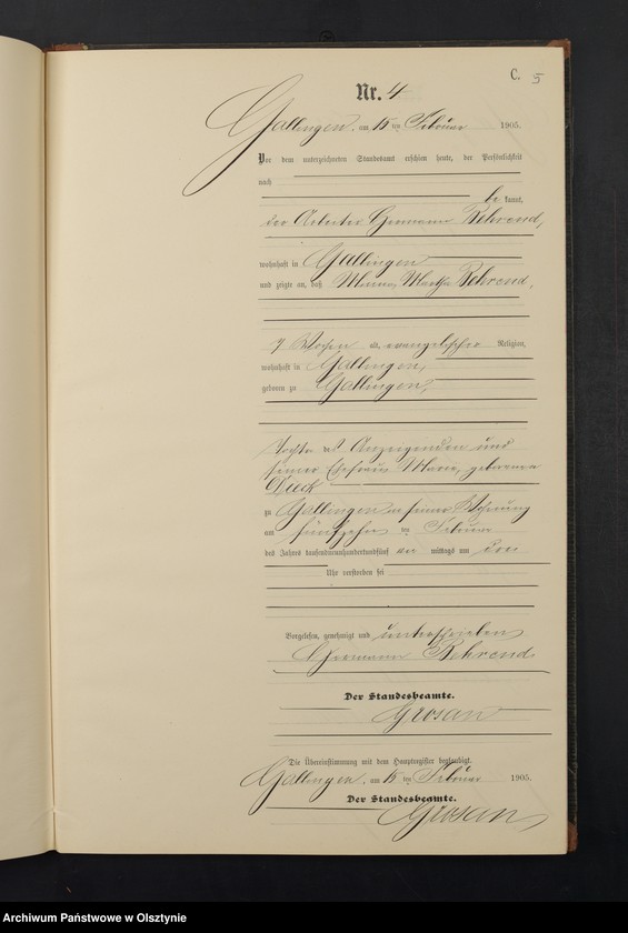 image.from.unit.number "Sterbe-Neben-Register Nr 1 - 37"