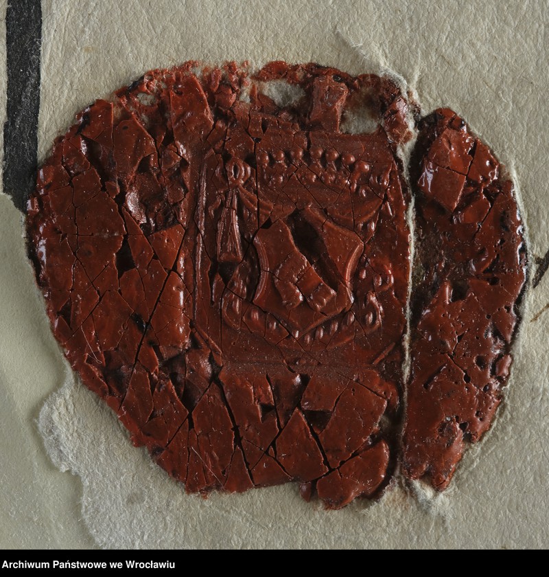 Obraz 17 z jednostki "[Herby, drzewa genealogiczne różnych rodów- von Geusau, von Gersdorff, von Rade, von Heynitz-Lindau, von Vechtnitz, von Wiedebach, von Globio, von Haugwitz, von Steding, von Winkel, von Langenau, von Wallis, von Erdmannsdorf, von Hagen, von Granach, von Schönburg-Waldenburg, von Arenstadt, von Finger]"