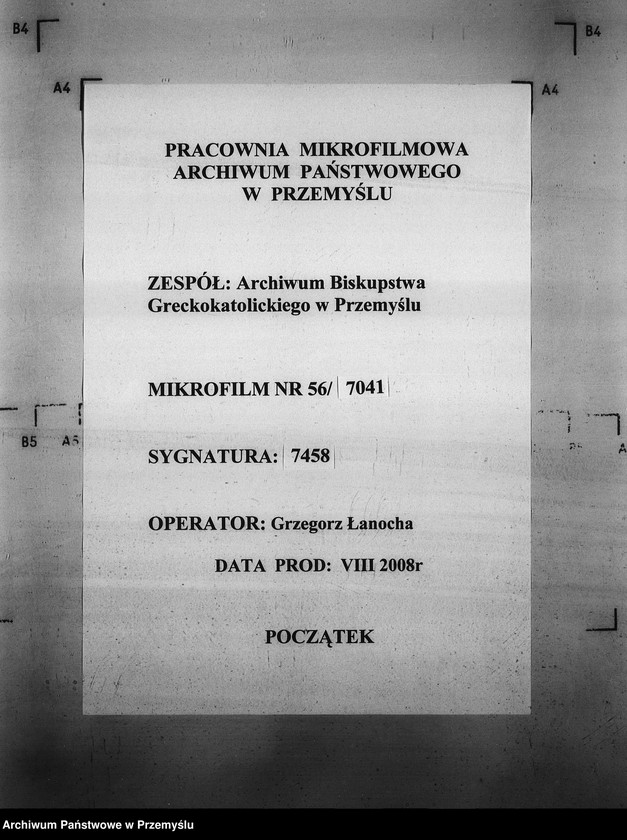 image.from.unit.number "[Kopie ksiąg metrykalnych parafii Grochowce z filiami Kniażyce, Koniuszki, Witoszyńce (dekanat Niżankowice)]"