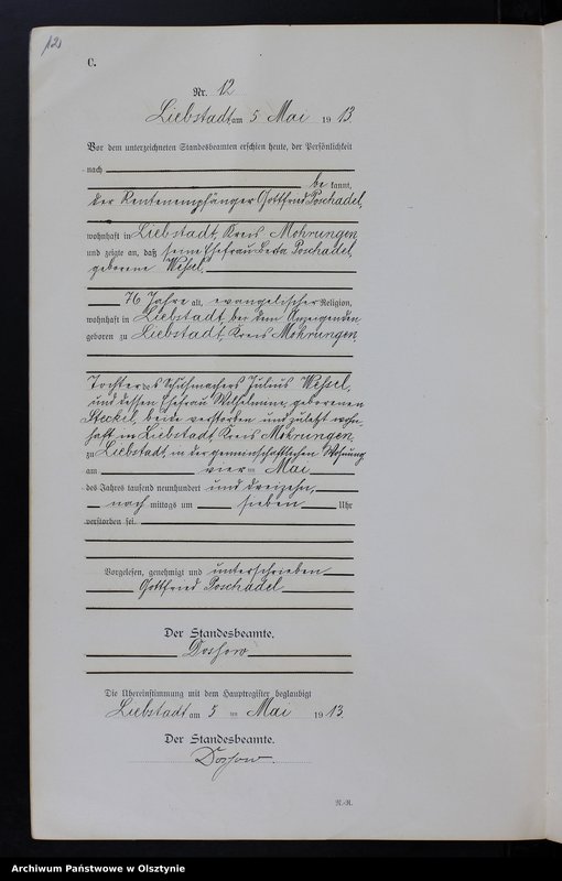 image.from.unit.number "Sterbe-Neben-Register Nr 1 - 47"
