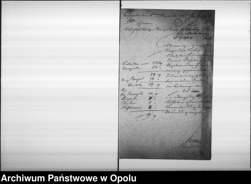 Obraz 5 z jednostki "Acta des Magistrats zu Oppeln betreffend die Sammlung milder Beiträge 1841-1845"