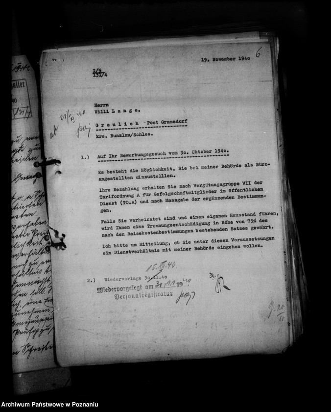 Obraz 10 z jednostki "Bewerbungen um Anstellung"