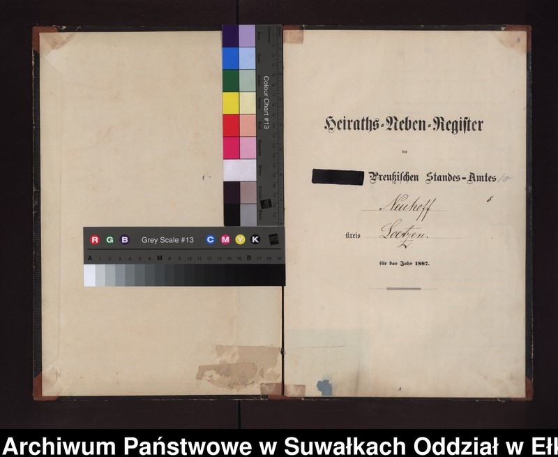 image.from.unit.number "Heiraths-Neben-Register des Preussischen Standes-Amtes Neuhoff Kreis Loetzen"