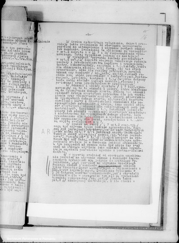 Obraz 20 z jednostki "/Związki i stowarzyszenia/ różne sprawy"