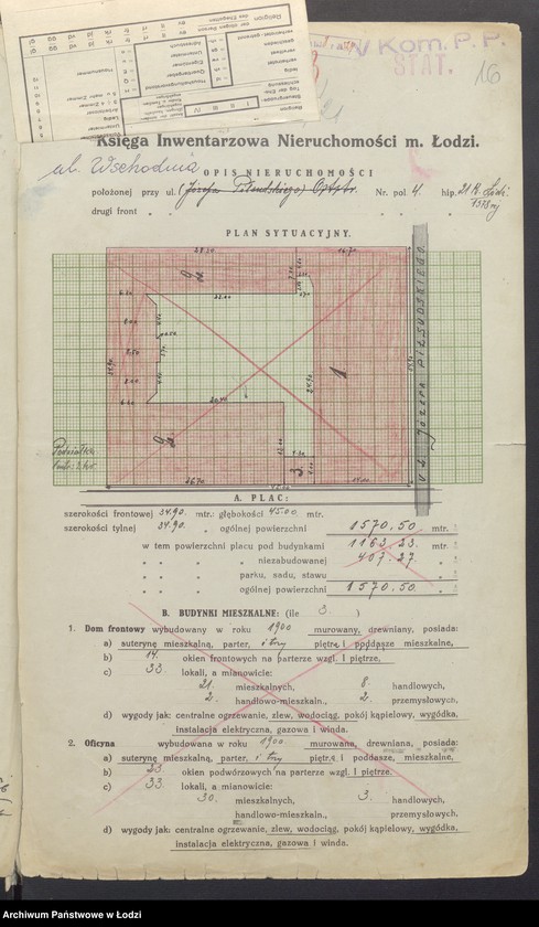 image.from.unit.number "Księga inwentarzowa nieruchomości m. Łodzi ul. Wschodnia"