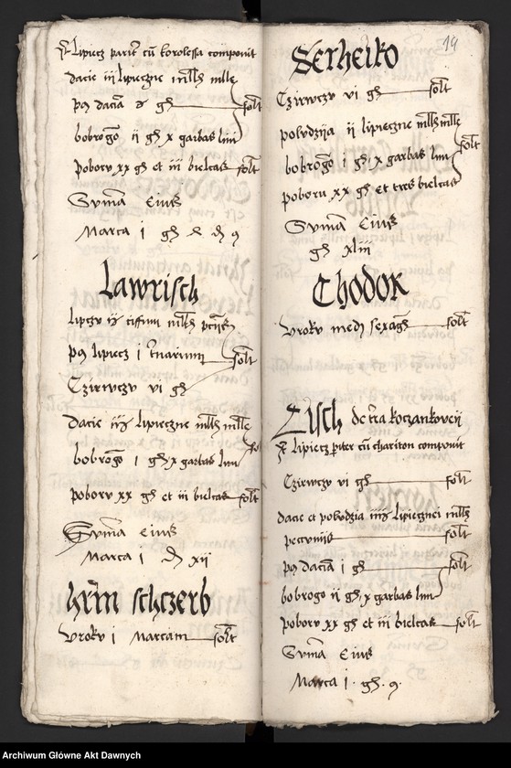 image.from.unit.number "Rejestry poborowe woj. bełskiego i ruskiego."