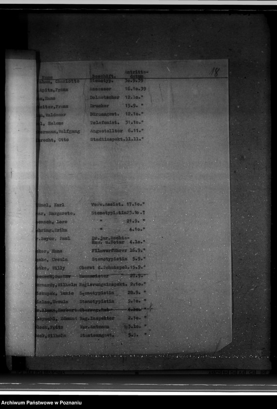 Obraz 20 z jednostki "Gliederung - Landräte- des Warthegau"