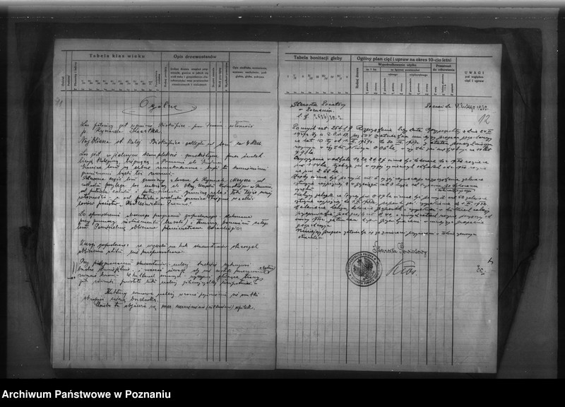 Obraz 11 z jednostki "Ryszard Koerth gmina Biskupice /Program urządzenia gospodarstwa leśnego/"