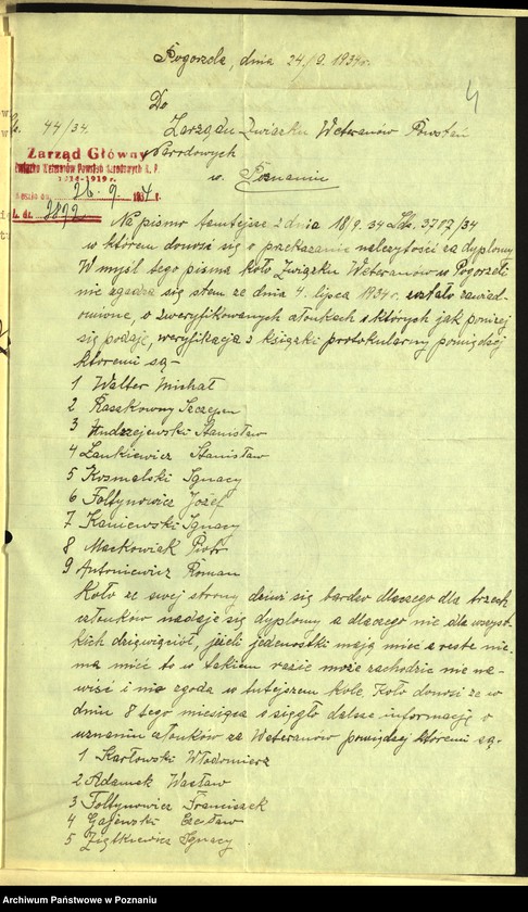 Obraz 8 z jednostki "Pogorzela, powiat Krotoszyn - akta koła."