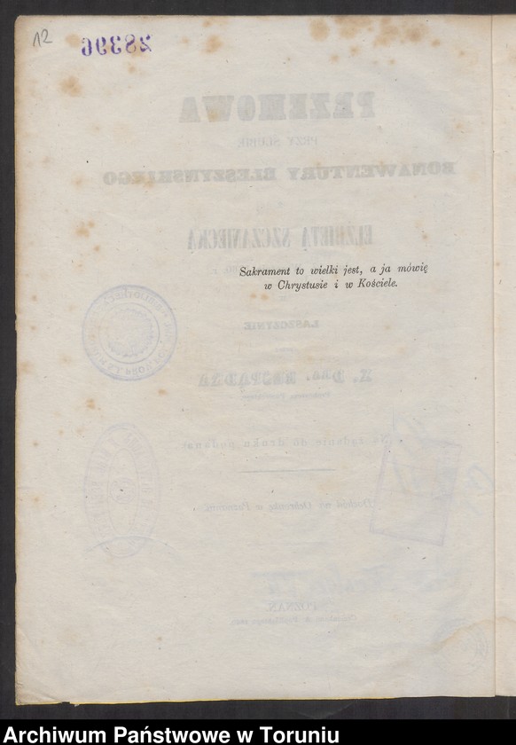 image.from.unit.number "[Ludwik i Elżbieta Sczanieccy - dzieci Ignacego i Filipiny. Wypisy z ksiąg kościelnych, listy]"