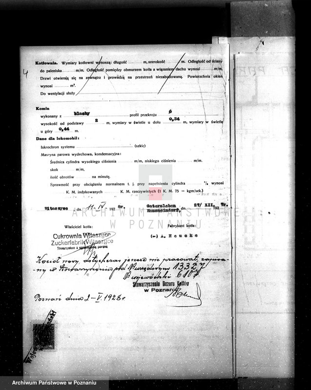 Obraz 8 z jednostki "Cukrownia w Witaszycach nr woj. kotła 6107"