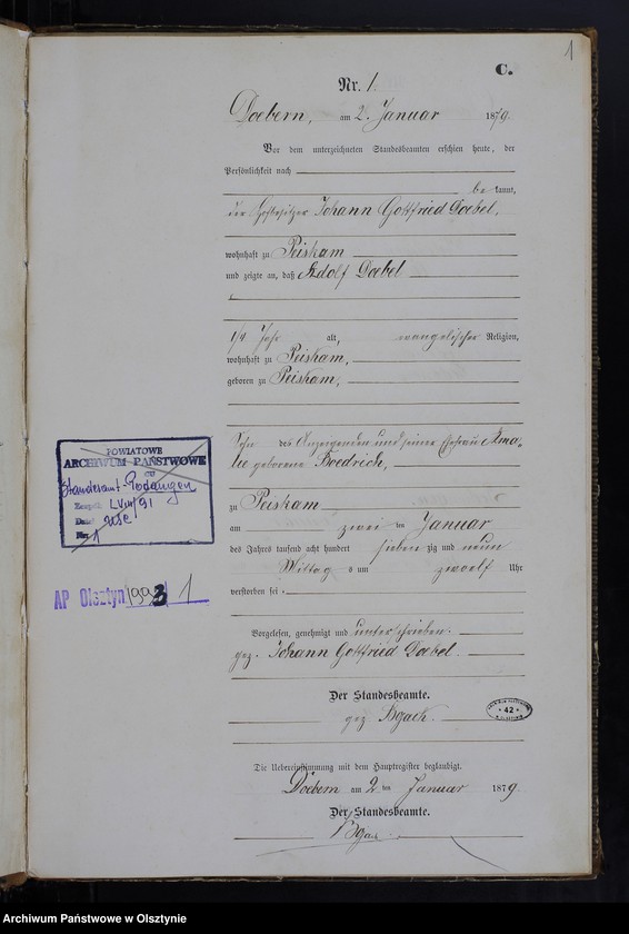 image.from.unit.number "Sterbe-Neben-Register Nr 1 - 33"