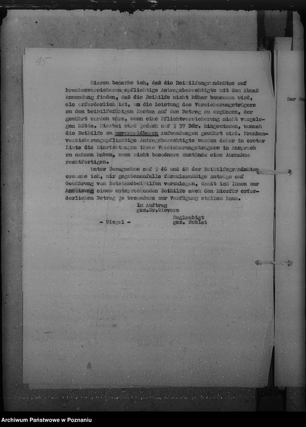 Obraz 20 z jednostki "Notstandsbeihilfen. Unterstützungen"