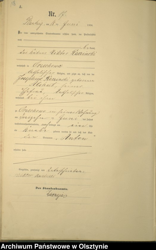 image.from.unit.number "Geburts-Haupt-Register Nr 1 - 38"