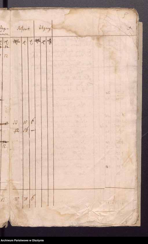 image.from.unit.number "Jahr Kirchen Rechnung der Widminschen Kirchen aller Einnahme und Ausgabe wie auch Bau-Rechnung"