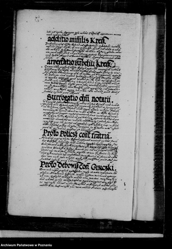 Obraz 9 z jednostki "Inscriptiones, relationes, decreta [inducta]"