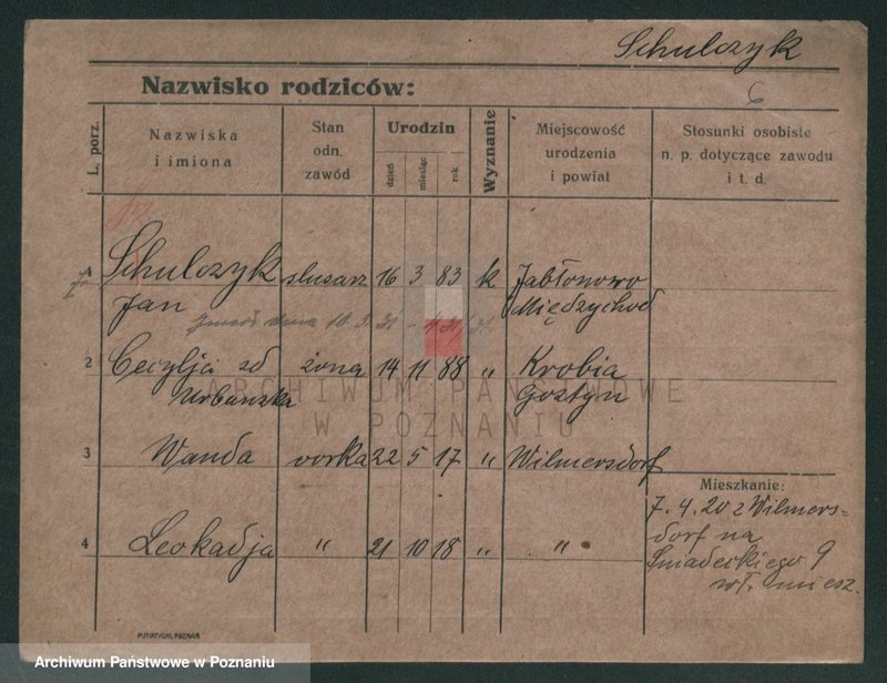 image.from.unit.number "Szulczyk - Szumała"