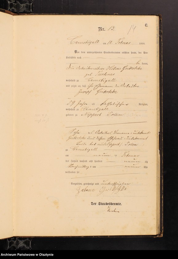 image.from.unit.number "Sterbe-Haupt-Register Nr 1 - 133"