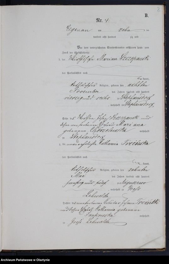 image.from.unit.number "Heiraths-Neben-Register Nr 1 - 27"