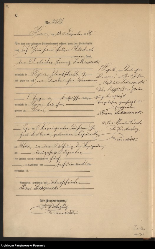 Obraz 8 z jednostki "Księga miejscowa zgonów tom VII"