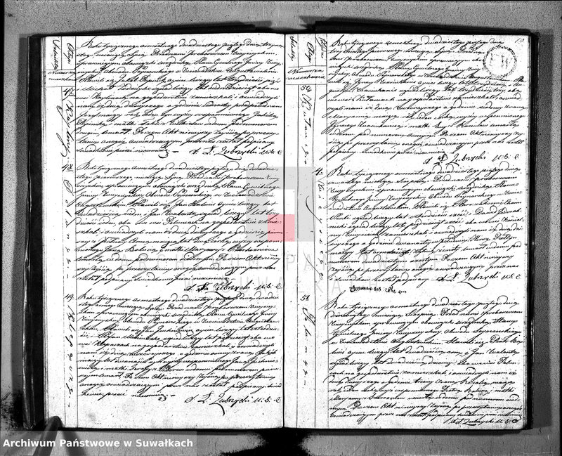 image.from.unit.number "Akta umarłych urzędnika stanu cywilnego gminy wieysieyskiey z 1825 roku"