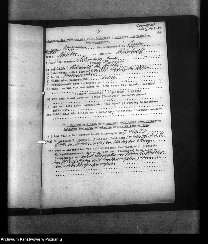 Obraz 15 z jednostki "Amtliche Meldungen Kreis Ratibor O/ S (Raciborz)"