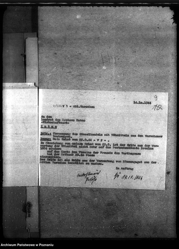 Obraz 13 z jednostki "Aktion Warschau. Unkosten und Erlös"