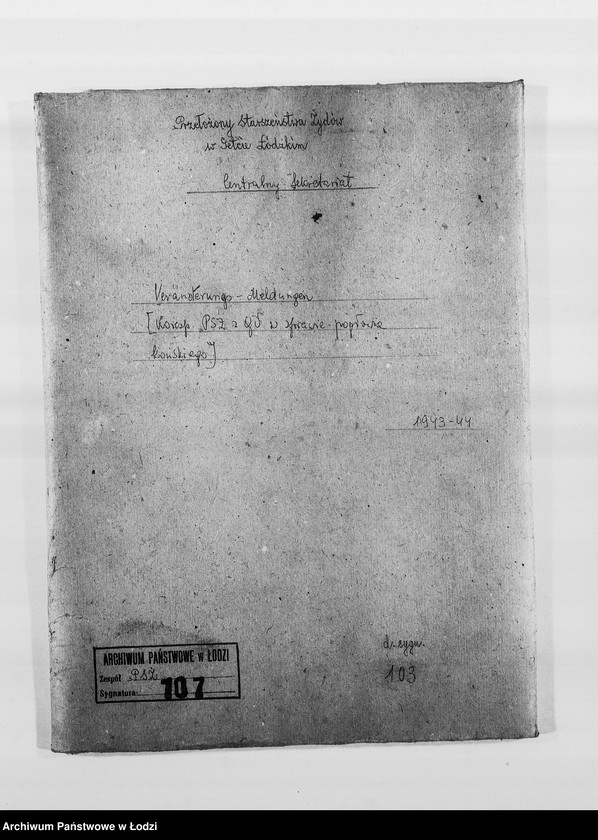 Obraz 3 z jednostki "Veränderungs-Meldungen [Korespondencja PSŻ z GV w sprawie pogłowia końskiego]"