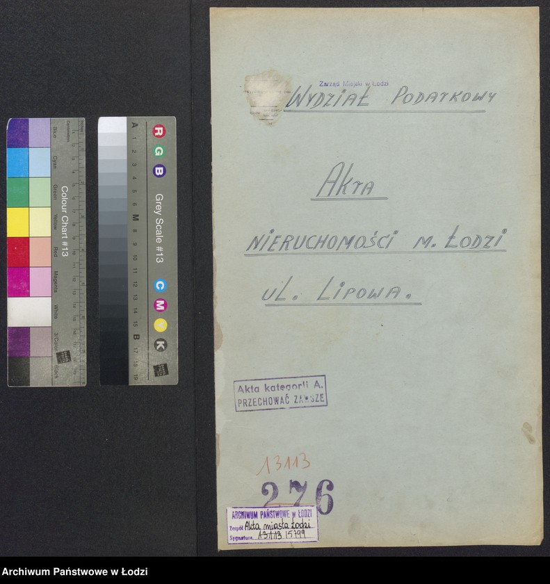 image.from.unit.number "Księga inwentarzowa nieruchomości m. Łodzi ul. Lipowa"