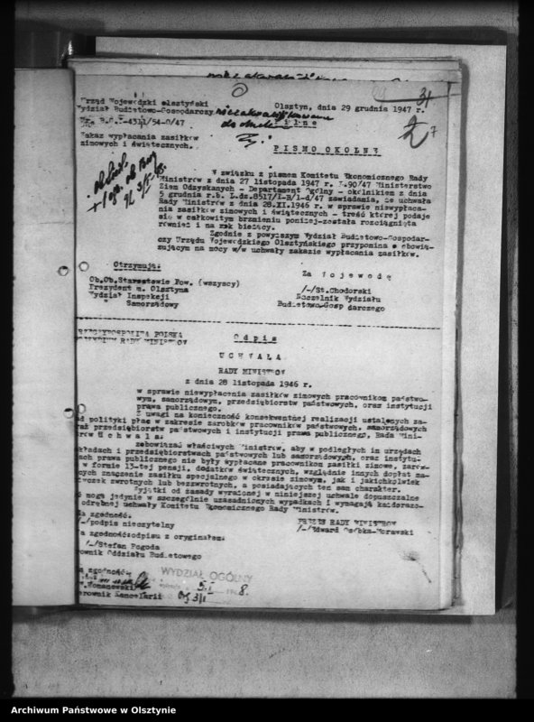 image.from.unit.number "Zarządzenia i okólniki wydziałów Budżetowo- Gospodarczego i Wojskowego"