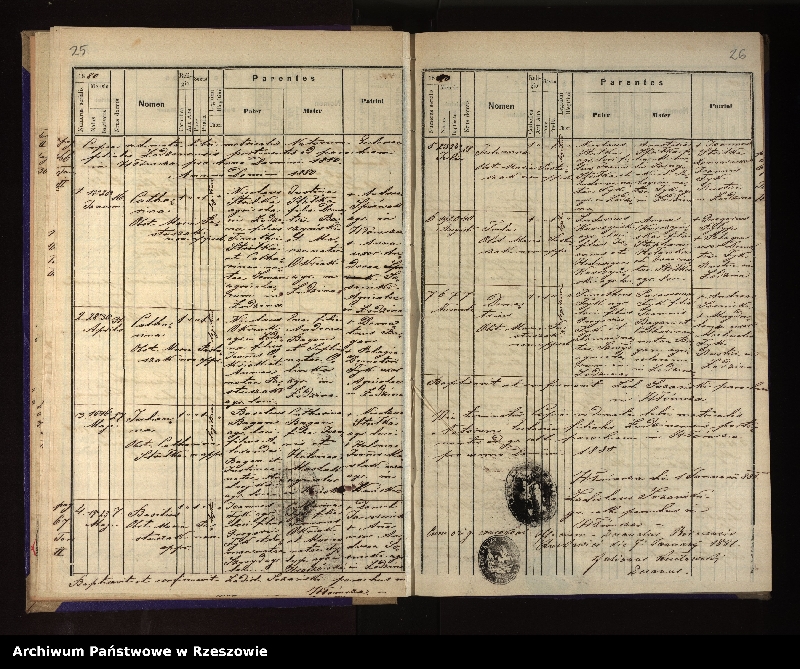 Obraz 17 z jednostki "Księga urodzeń, małżeństw i zgonów dla miejscowości Hłomcza, Łodzina, Mrzygłód"