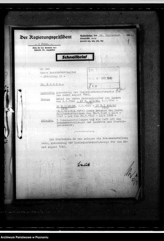 Obraz 5 z jednostki "Umsiedlerkreisfürsorge - Monat August"