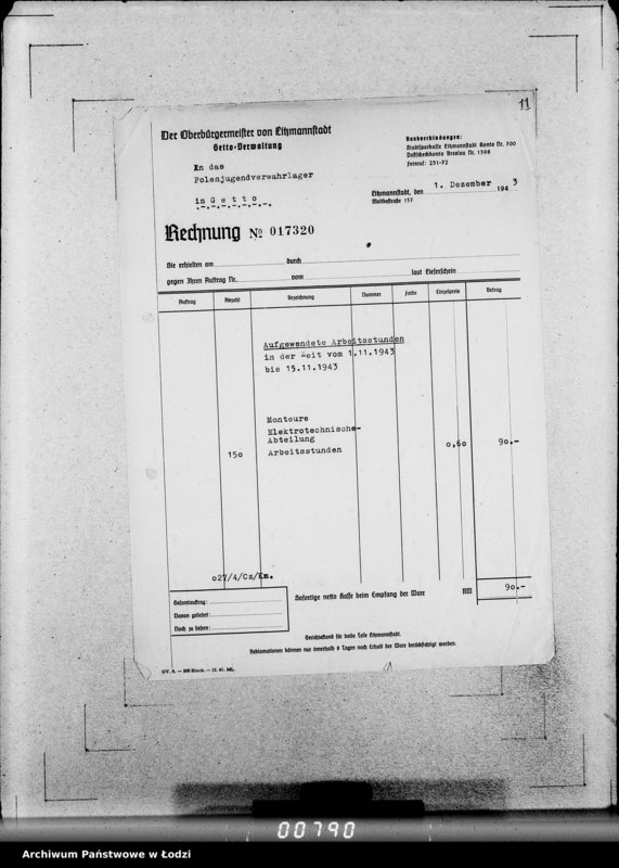 image.from.unit.number "Polenjugendverwahrlager. [Koszty urządzenia i utrzymania obozu]"