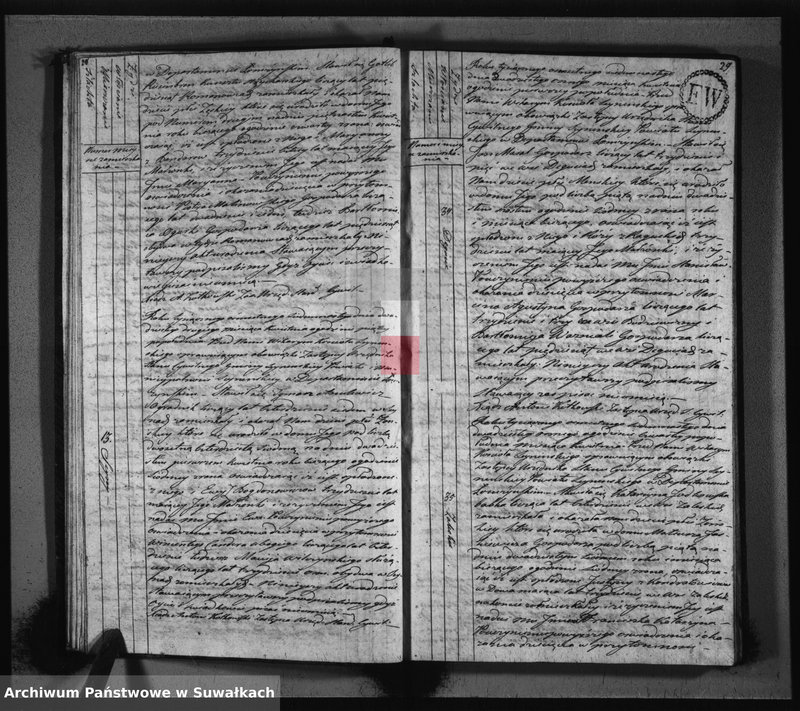 image.from.unit.number "Akta urodzonych stanu cywilnego gminy seyneńskiey od 1-go stycznia 1817 roku."