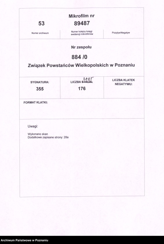 Obraz 2 z jednostki "Zbąszyń, powiat Nowy Tomyśl - akta koła."