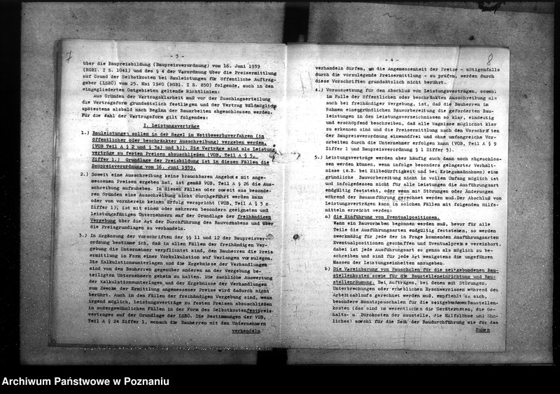 Obraz 9 z jednostki "Zarządzenia - Wohnungsnot. Neubauverbot. Landarbeiterwohnungsbau. Gemeinnützigeswesen"