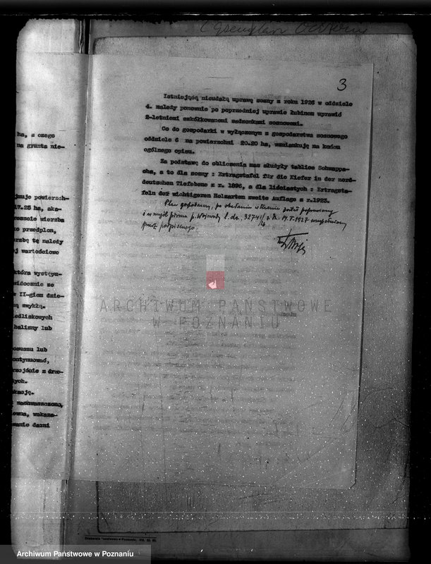 Obraz 7 z jednostki "Plan urządzania gospodarstwa leśnego dla lasu majętności Borówkowo-Stare i Piotrkowice powiat kościański"