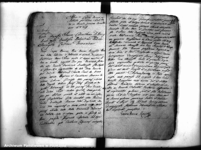 Obraz 20 z jednostki "Inscriptiones, resignationes [protocollon]"