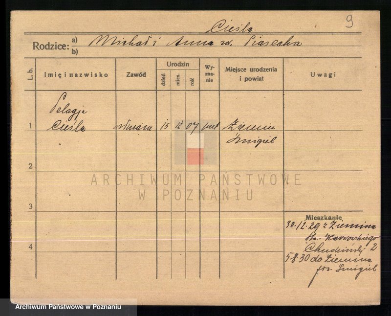 Obraz 11 z jednostki "Cieśla - Cieszyna"