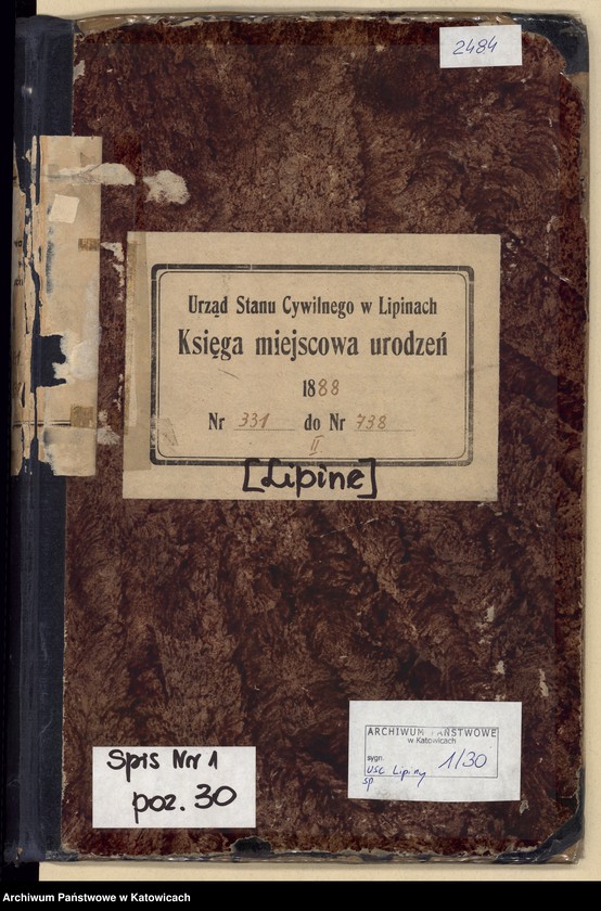 image.from.unit.number "Księga urodzeń T.2 nr 331-738"