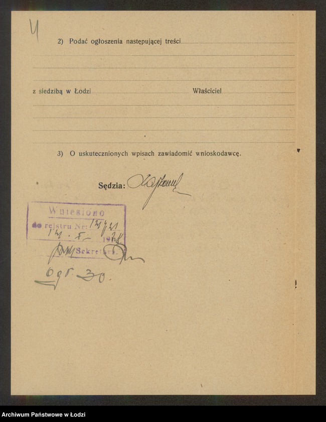 Obraz 6 z jednostki "Brucha Hofnung – sprzedaż towarów łokciowych"