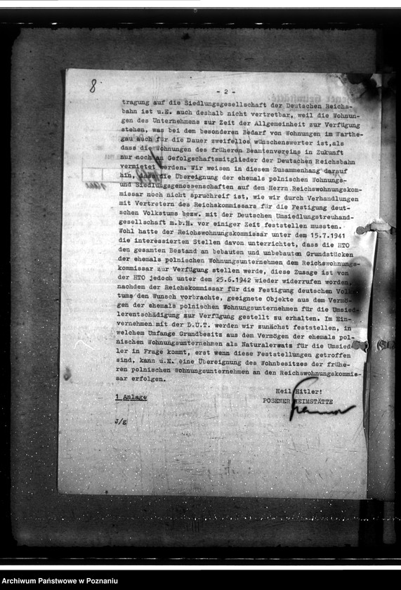 Obraz 12 z jednostki "Beamtenwohnungsverein in Lissa (Leszno)"