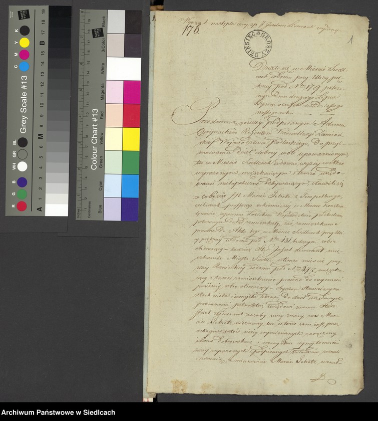 Obraz 3 z jednostki "Księga II Rok 1826 od N 176 do N 332 Adama Chojnackiego Rejenta [Akta notarialne od nr 176 do nr 332]"