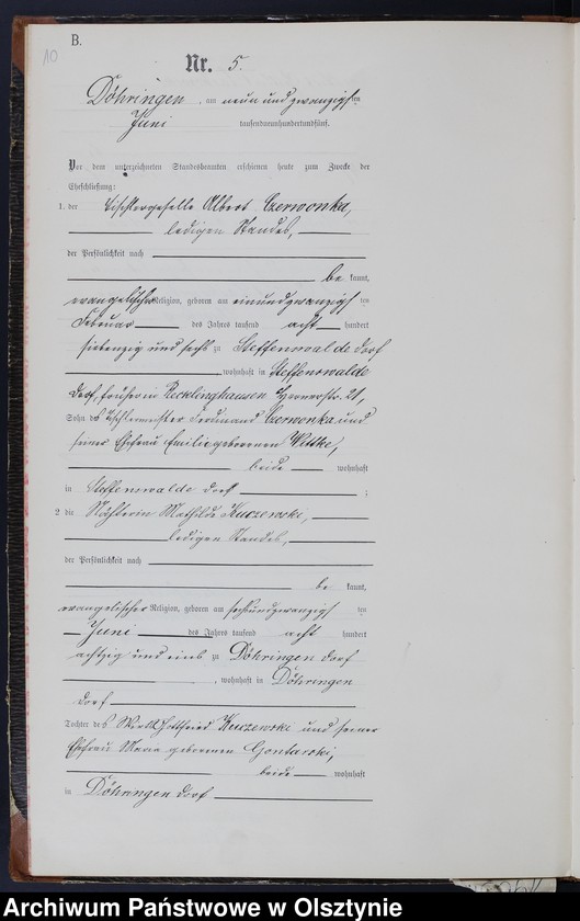 image.from.unit.number "Heiraths-Neben-Register Nr 1 - 13"