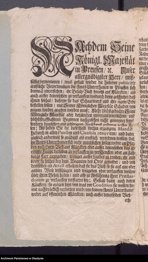 image.from.unit "Königliche Edikte und Patente [Patenty i rozporządzenia królewskie]"