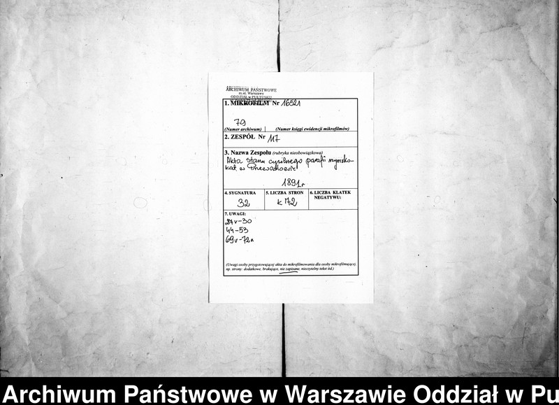 image.from.unit.number "Akta urodzeń, małżeństw i zgonów"