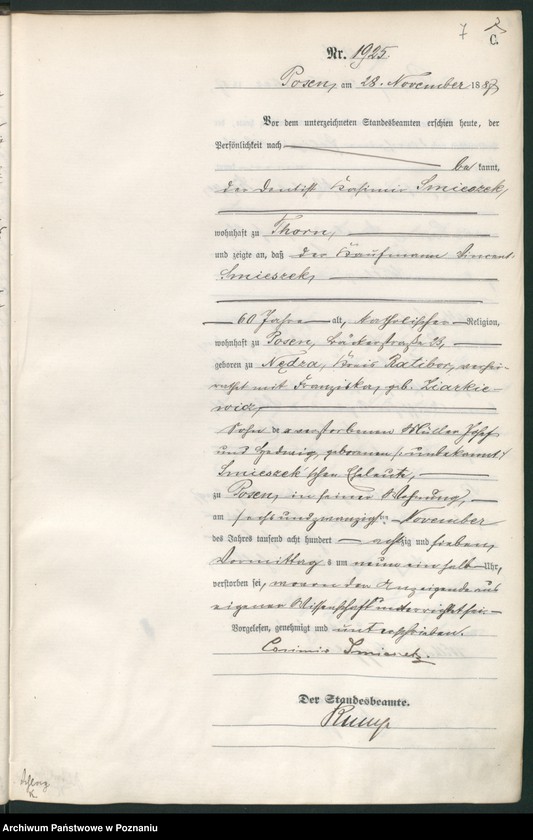 Obraz 10 z jednostki "Księga zgonów t. V"