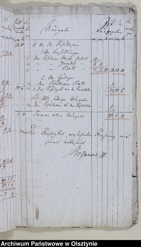 image.from.unit.number "Alt Christburgschen Schul-Cassen Rechnung 1826-1828, 1836-1838"